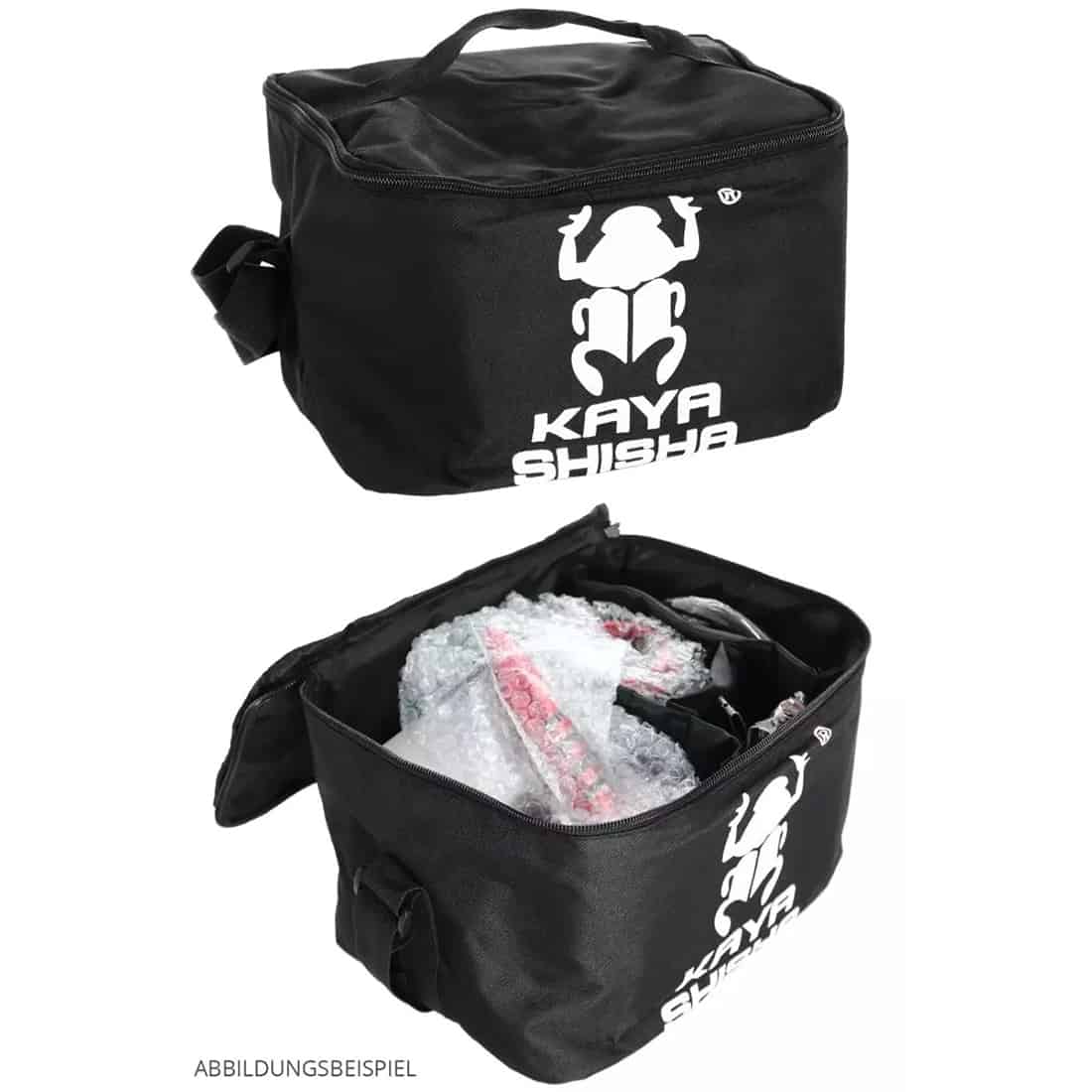 Kaya Elon Stallion i rosa farve måler 41 cm i højden. Figuren har en glat overflade med en mat finish, prydet med detaljerede mønstre og teksturer, der fremhæver muskulaturen. Ørerne er spidse, og øjnene er store og udtryksfulde. Halen er buet opad, hvilket giver en dynamisk form. Bunden er flad for stabilitet.