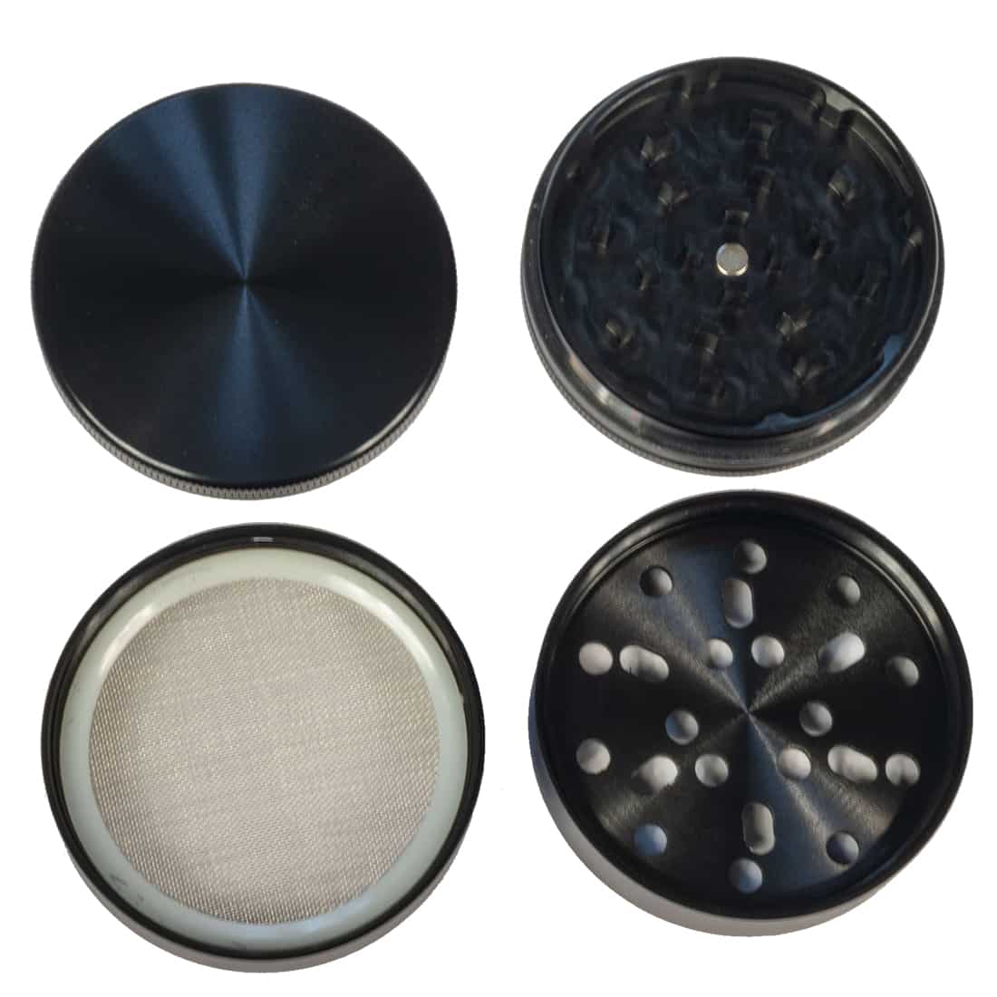 En sort klubbe med en diameter på 63 mm præsenteres med en glat, mat overflade. Den har en cylindrisk form og en let buet ende, hvilket giver den et strømlinet udseende. Materialet ser ud til at være robust, med en ensartet farve uden synlige mærker eller mønstre. Klubben ligger på en neutral baggrund, der fremhæver dens enkle design.