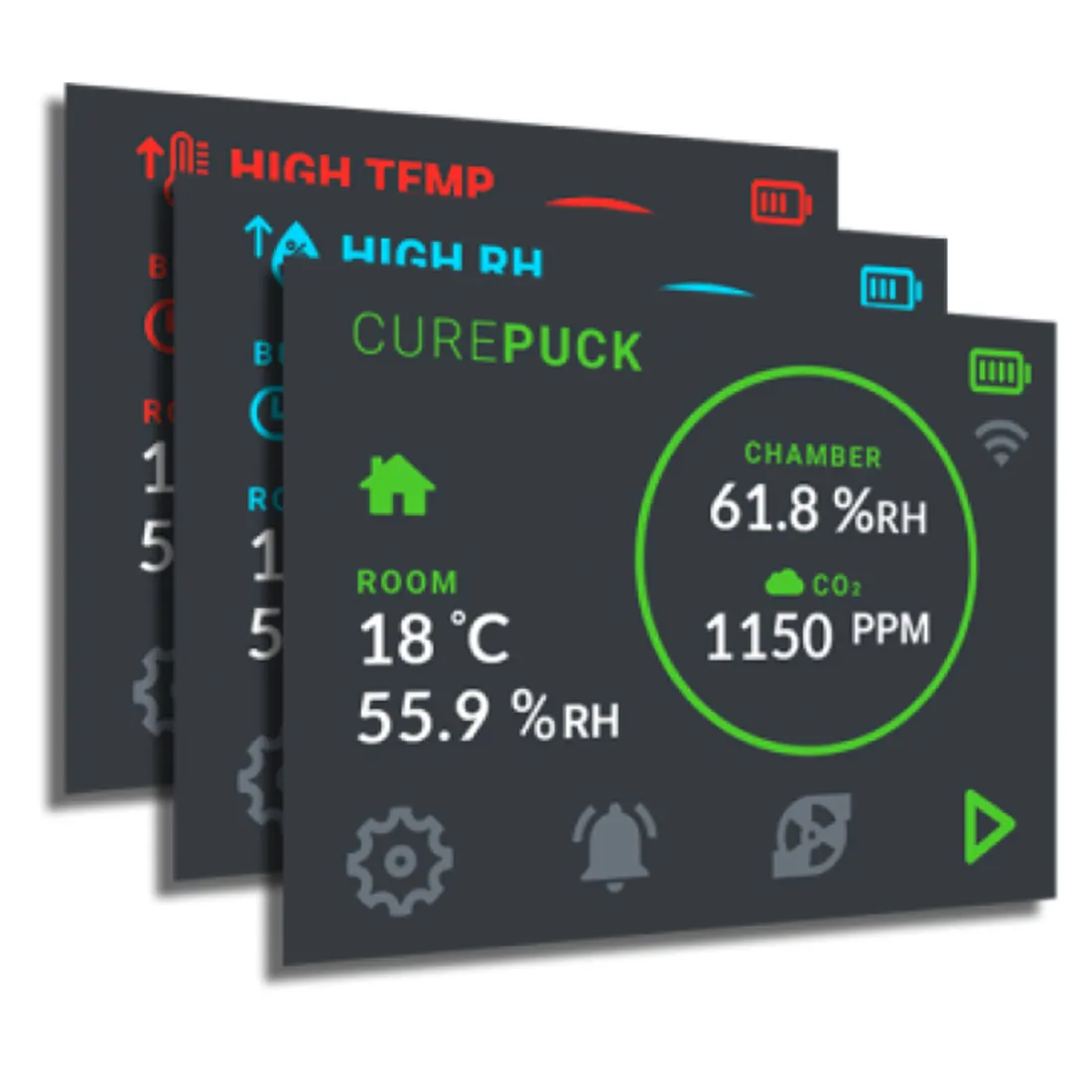 En rund, flad genstand med en glat, skinnende overflade. Farven er en klar, lys blå, der har en let gennemsigtighed. Kanterne er let buede, og der er en fin tekstur, der giver et subtilt mønster. I midten er der en lille, præcist formet udskæring, som tilføjer dybde. Ingen synlige markeringer eller symboler.