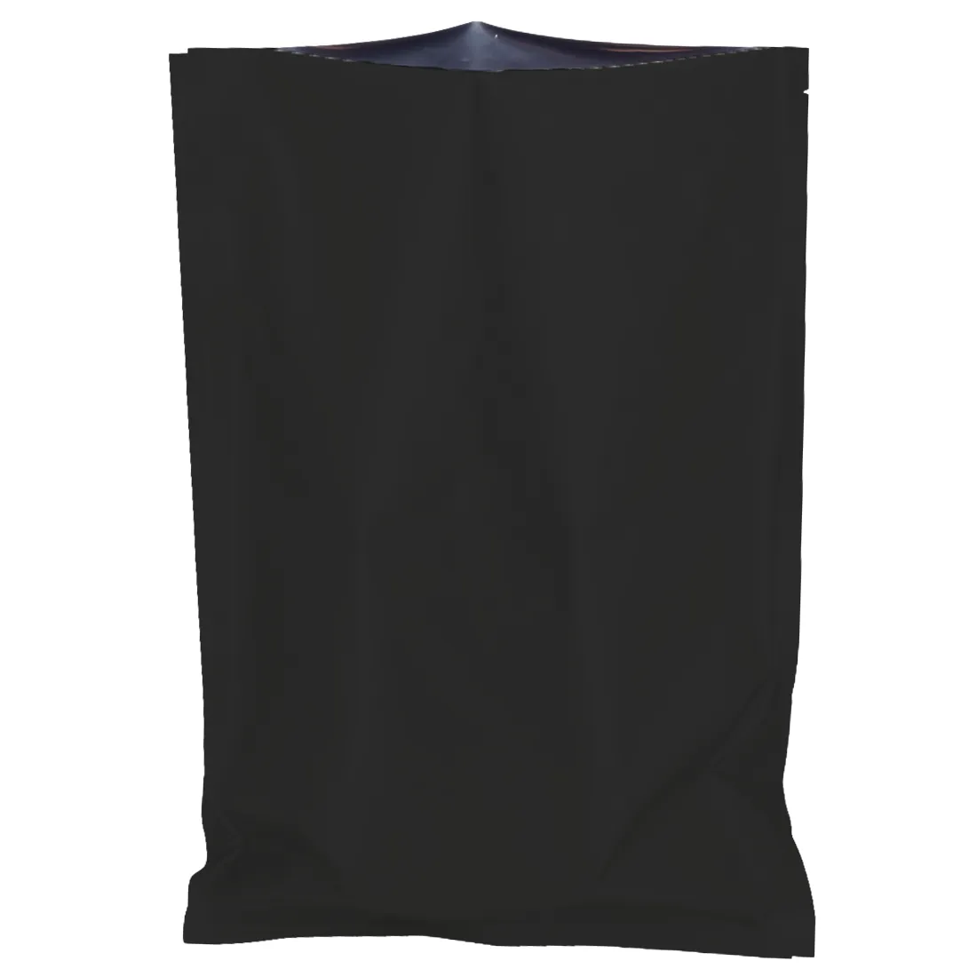 Strygeposerne er rektangulære med mål på 30 x 45 cm. De er fremstillet af et glat, gennemsigtigt plastmateriale, der er let og fleksibelt. Overfladen har en let glans, mens kanten er forstærket med en stærk syning. Poserne har en lukning med en sort snøre, der sikrer indholdet. Farven er klar, hvilket gør indholdet synligt.