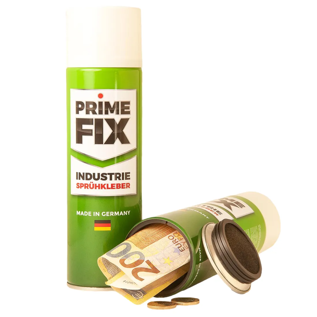 Sprayflaske med en slank, cylindrisk form, fremstillet i gennemsigtig plast. Flasken har en sort skruelåg med en integreret spraydyse. Etiket i farverne sort og hvid pryder flaskens forside, med tekst og symboler, der angiver produktinformation. Indholdet er en klar væske, synlig gennem flaskens gennemsigtighed. Flasken står på en ensartet overflade.