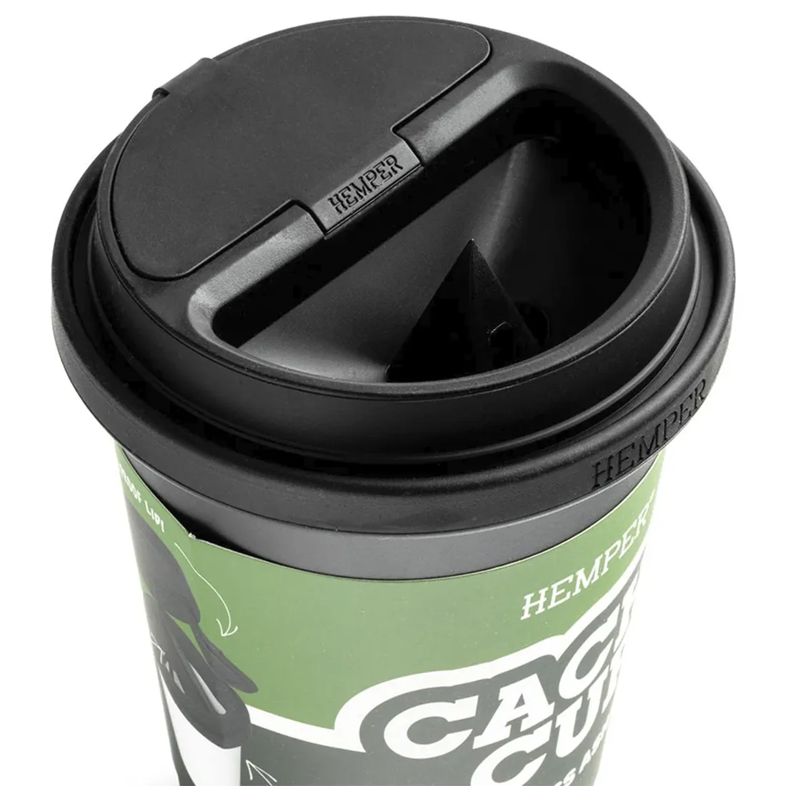 Et sort, røghvidt askebæger med en glat, mat overflade. Formen er rund og flad, med en let hævet kant, der giver en diskret indramning. Interiøret viser en dybde, der kan rumme aske, mens den udvendige struktur har en ensartet, subtil tekstur. Ingen synlige knapper eller symboler pryder overfladen, hvilket giver et minimalistisk udtryk.