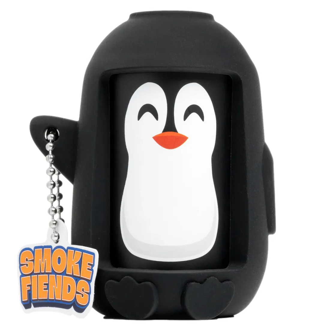 Chilly, pingvinfiguren, er udført i blød, genanvendelig plast med en glat overflade og en mat finish. Den har en dominerende himmelblå farve, suppleret af hvide og sorte detaljer. Øjnene er runde og venlige, mens næbbet er lille og gult. Figurens krop har en strømlinet form, der skaber et legende og indbydende udtryk.