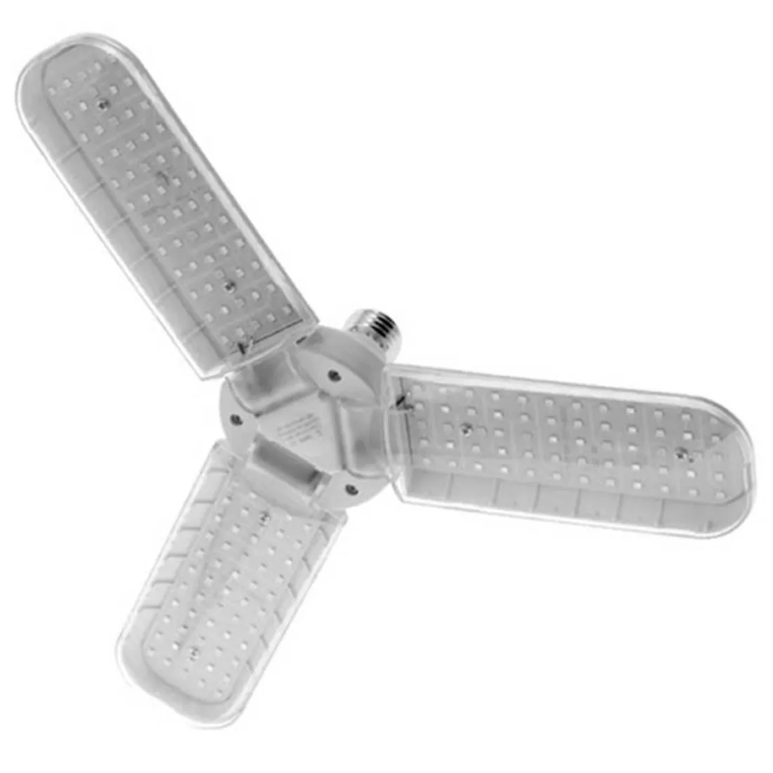 En LED-pære med en cylindrisk form, dækket af klart glas. Pærens sokkel er metalisk og har en sølvfarvet finish. Den udsender et varmt hvidt lys, der skaber en blød glød. Overfladen er glat uden synlige skader. Pærens effekt er angivet som 36 watt, og den er designet til at passe i standard lamper.