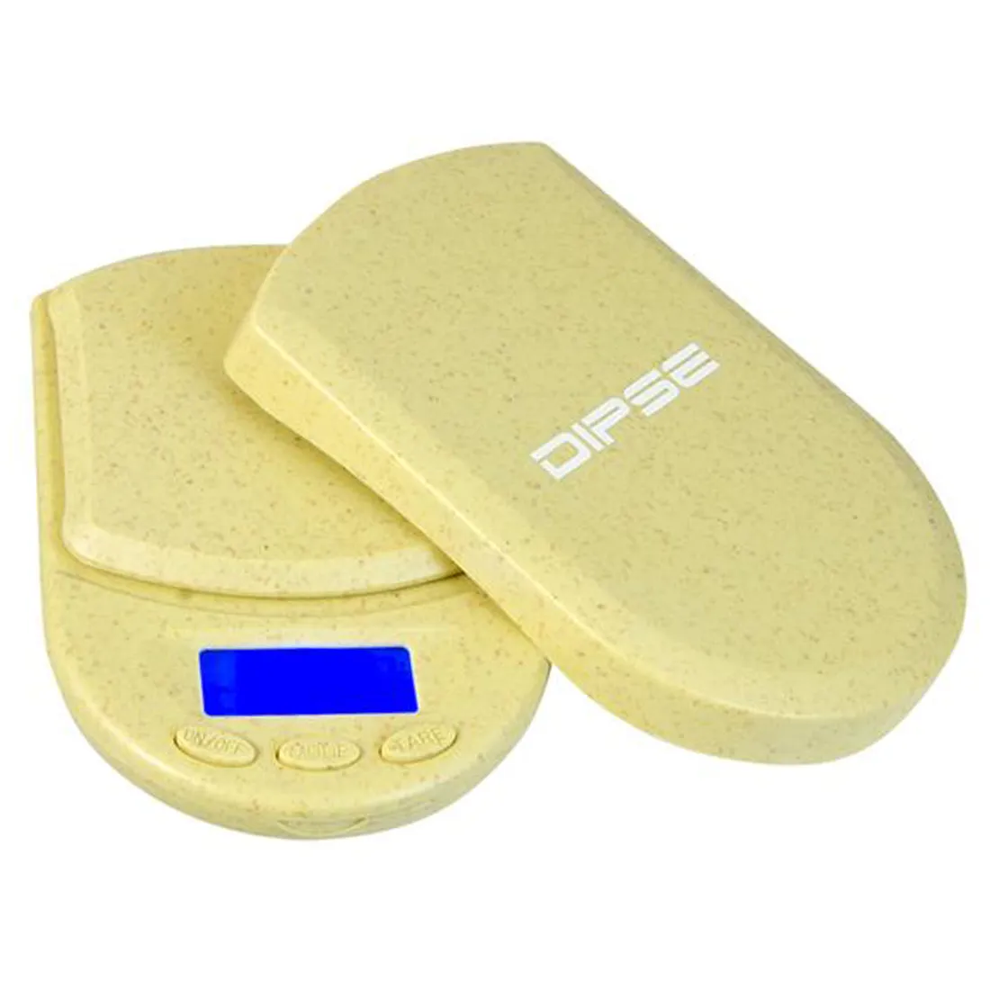 En rund, hvid skål med en glat overflade og let buet kant pryder midten. Skålen indeholder en ensartet, cremet dip med en lys farve. Omkring skålen ses en naturlig træplade, der giver kontrast til de bløde former. Den enkle præsentation fremhæver dippen, som ser indbydende ud i sin minimalistiske opsætning.