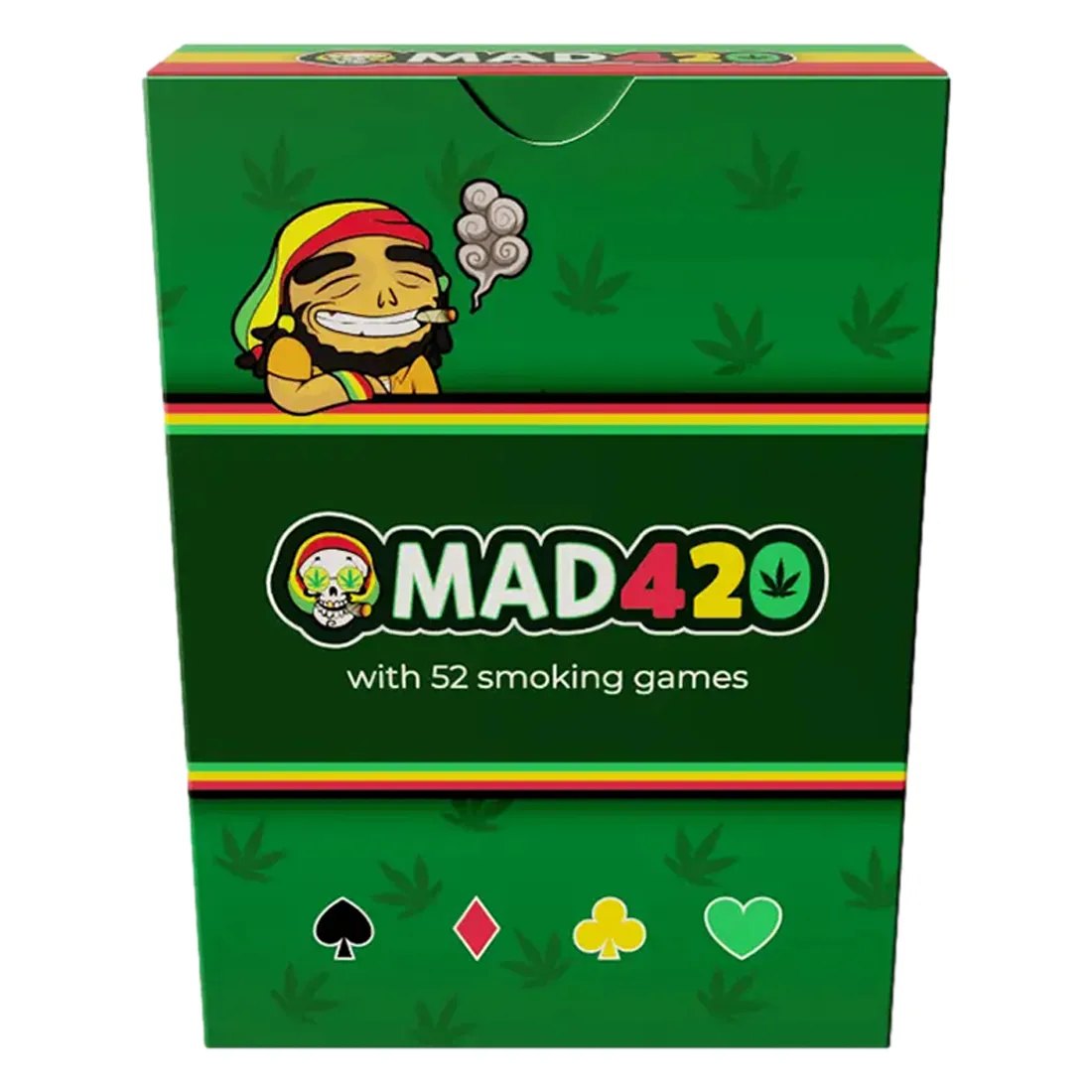 Spillekortene præsenterer en farverig og varieret grafik med forskellige illustrationer og symboler. Hver kort har en tydelig nummerering og farveskemaer, der skaber kontrast mellem baggrund og motiver. Materialet synes at være glat og skinnende, hvilket fremhæver detaljerne. Kortene er arrangeret i en spredt formation, hvilket giver et indtryk af dynamik og leg.