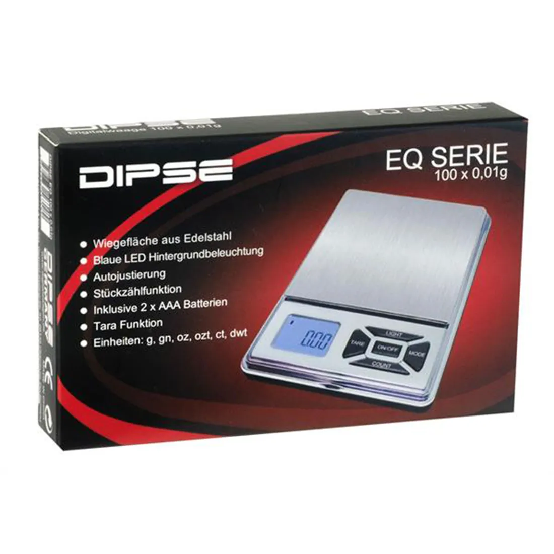 DIPSE - EQ Serie Softtouch Orange 0,01-100g - Billede 2