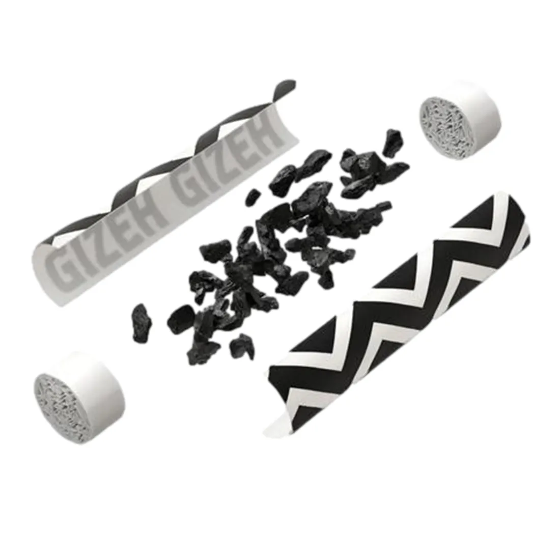 GIZEH - ProCell Active Filter Black (6 mm) 60 stk - Billede 3