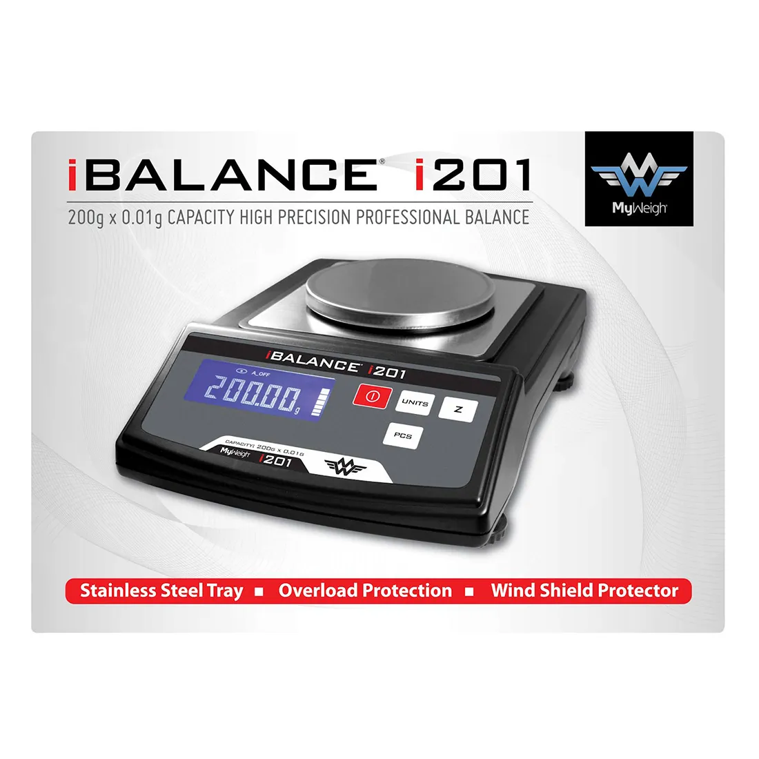 My Weigh - iBALANCE i201 0,01-200g - Billede 4