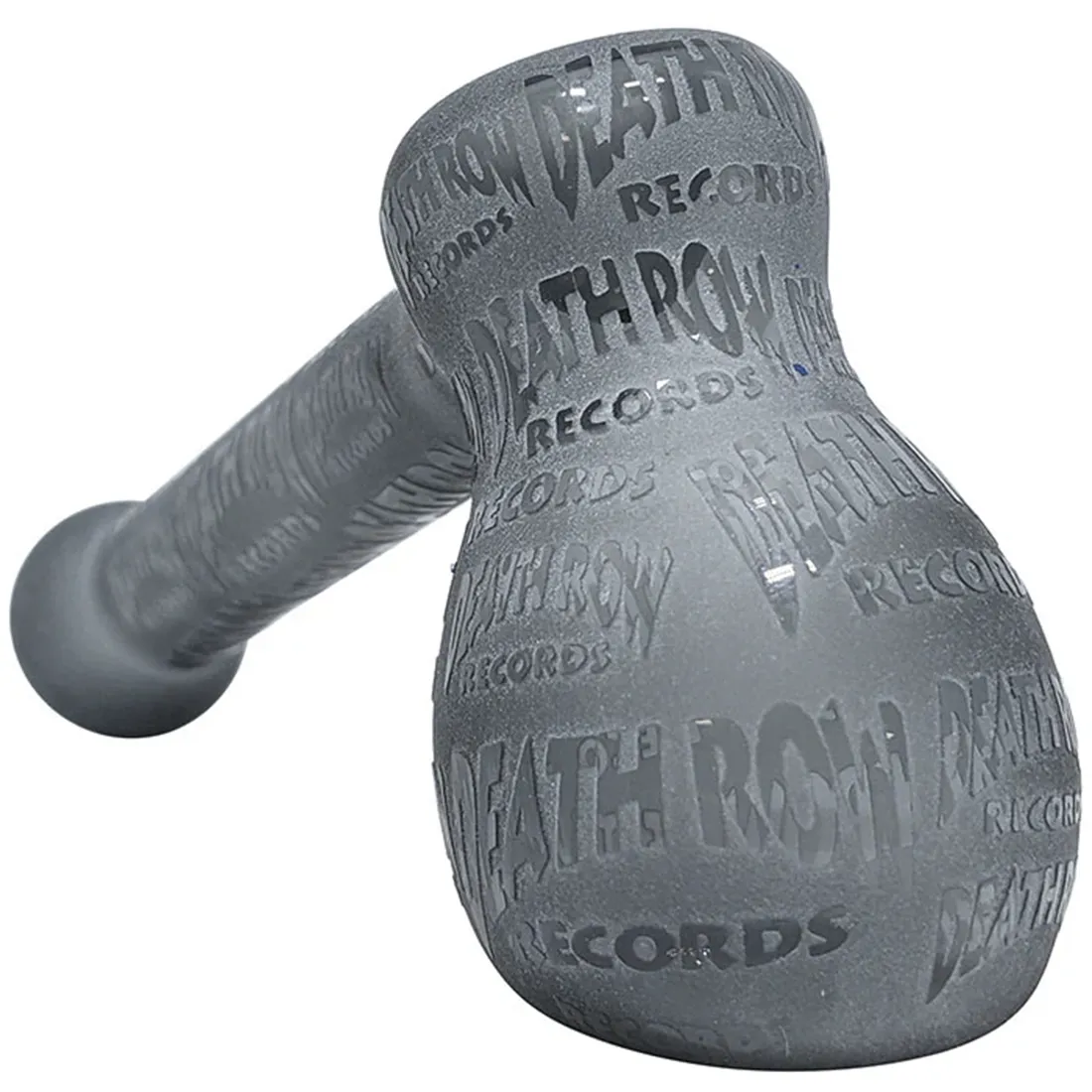 Death Row Records - Full Metallic Etched Smoke Black Hammer Bubbler 152 mm - Billede 3