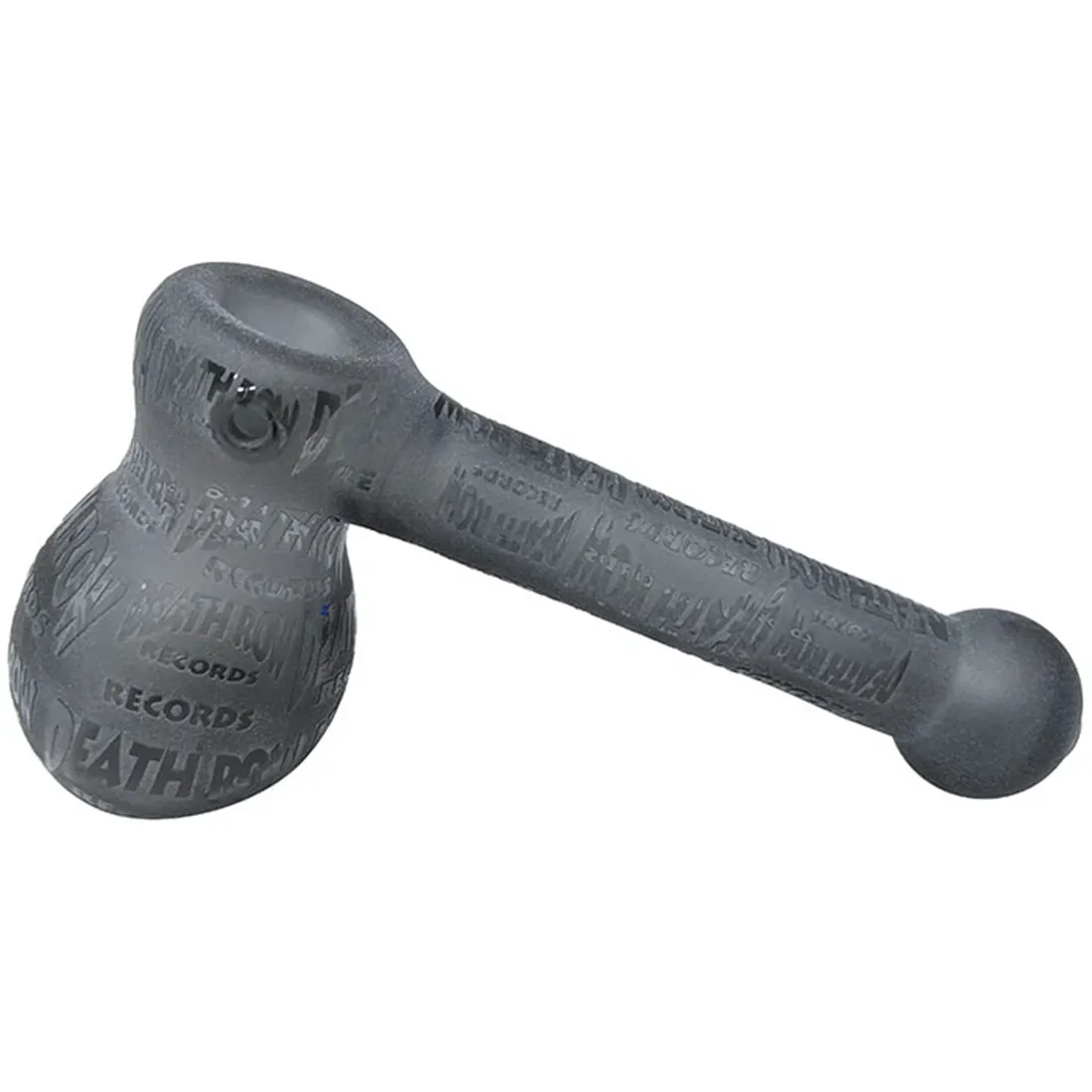 Death Row Records - Full Metallic Etched Smoke Black Hammer Bubbler 152 mm - Billede 2