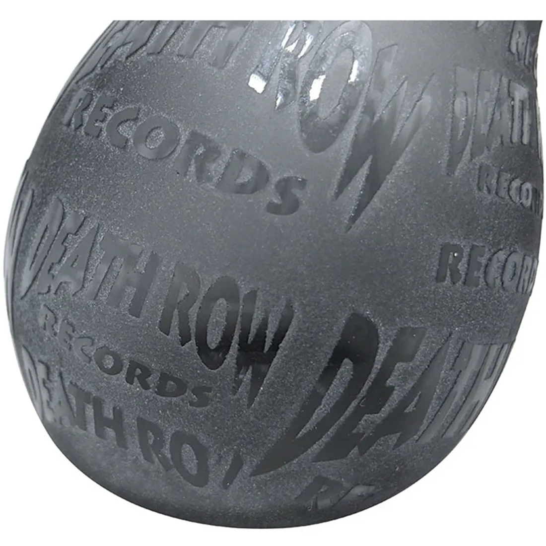 Death Row Records - Full Metallic Etched Smoke Black Hammer Bubbler 152 mm - Billede 4