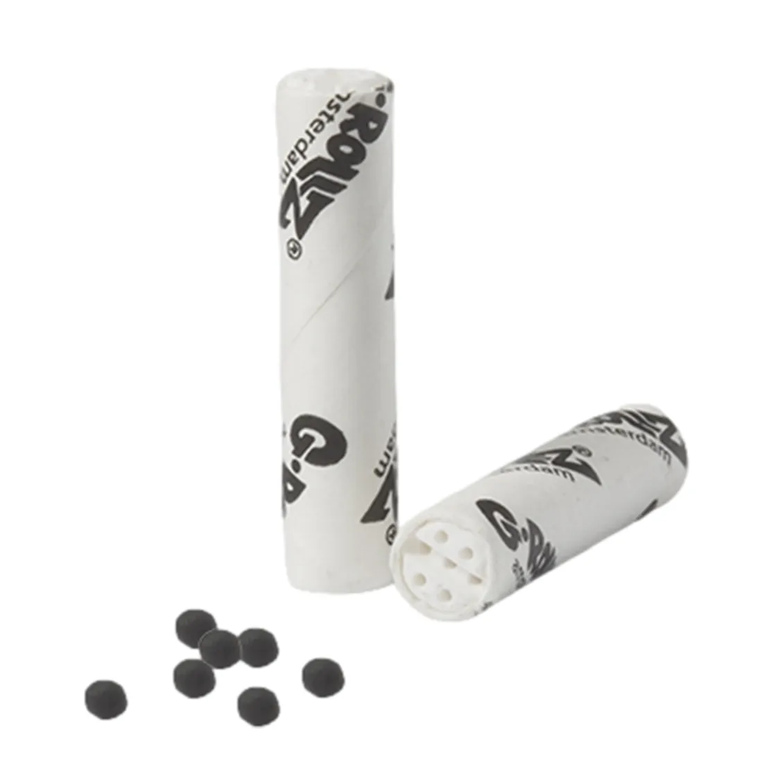 G-Rollz - Activated Carbon Filters White (6 mm) 10 stk - Billede 3