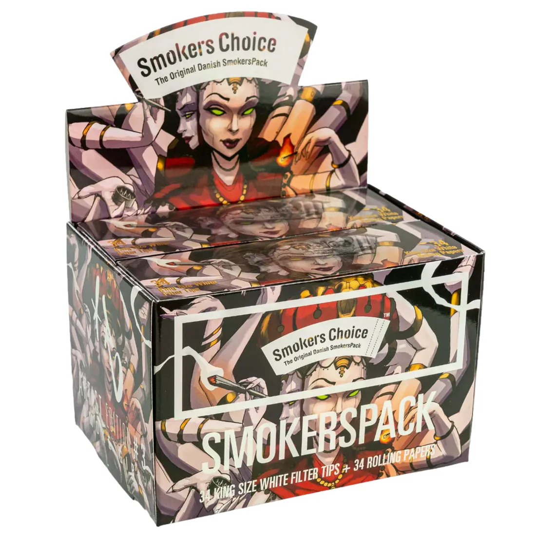 Smokers Choice - SmokersPack SmokeGirl White King Size - Billede 3