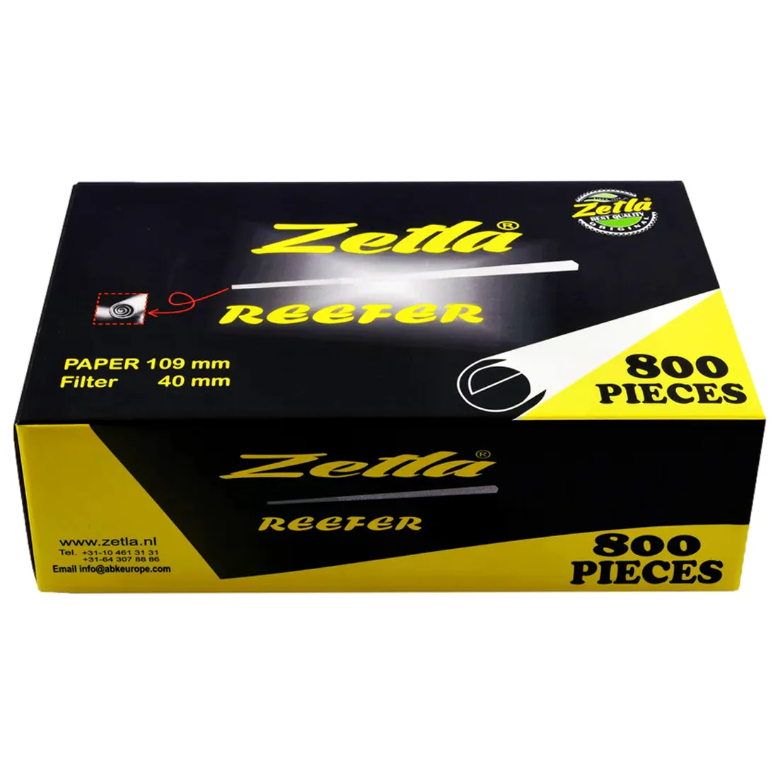 Zetla - White Cones Reefer Size 800 stk - Billede 2