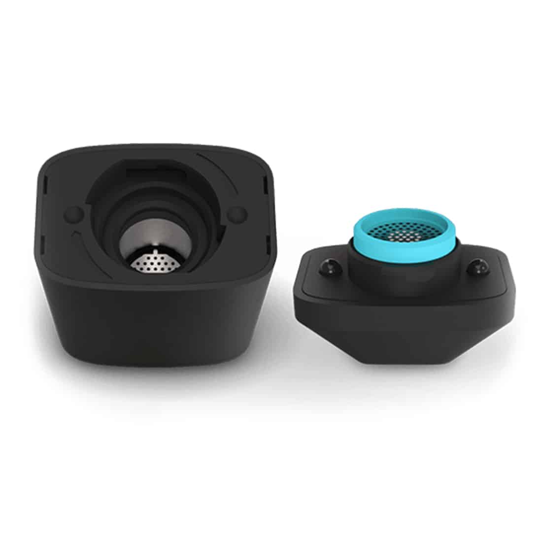 Furna tørrede urterovn præsenterer en slank, rektangulær struktur i rustfrit stål med en børstet overflade. Frontpanelet har en digital skærm med tydelige, sorte tal og knapper i sort plast. Oven har et gennemsigtigt vindue, der afslører indholdet, og den er udstyret med en ventilationsåbning øverst. Farverne dominerer i grå og sort, hvilket giver et minimalistisk udtryk.