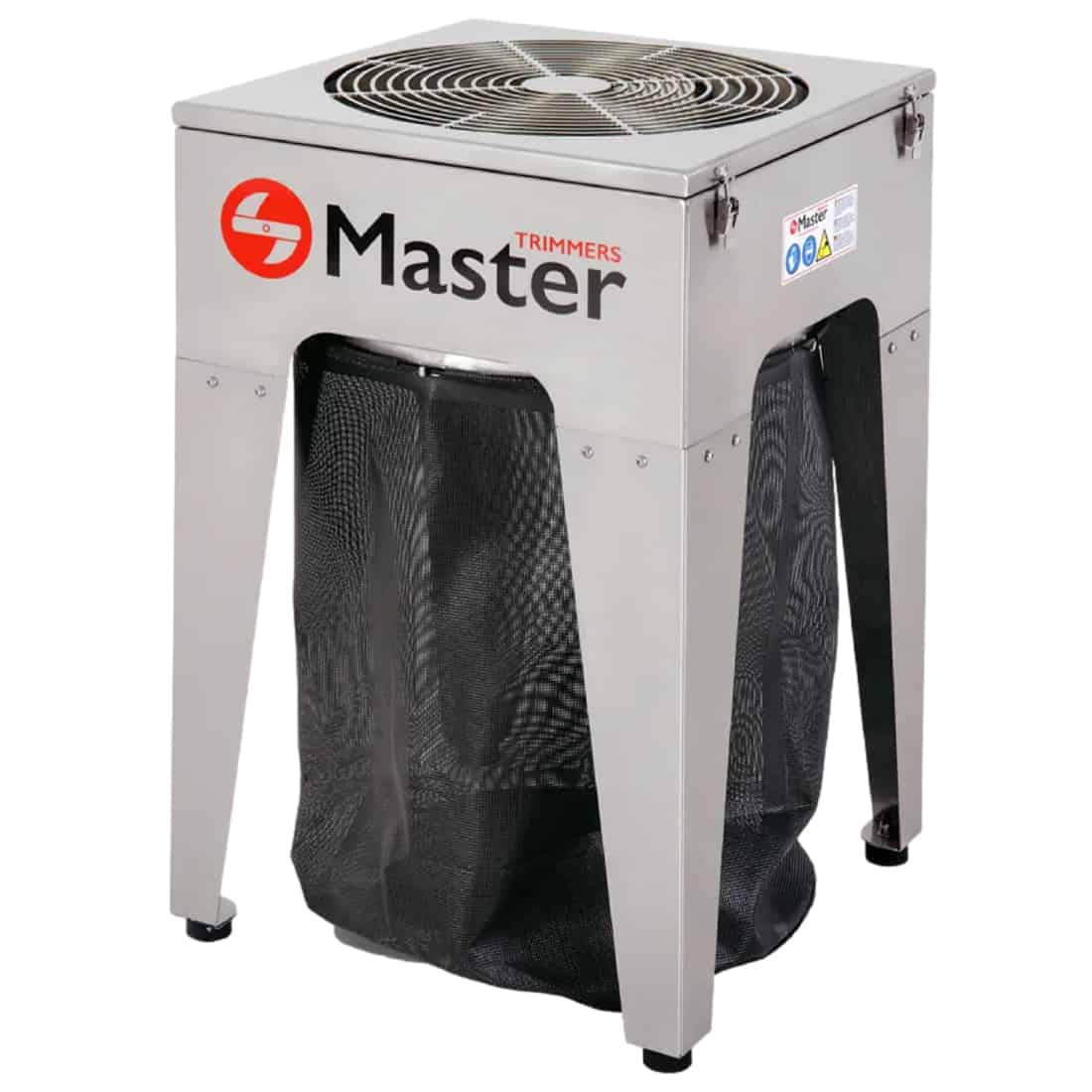 En elektrisk trimmer med en strømkabel i sort og en metallisk klippeskær i rustfri stål. Trimmeren har en ergonomisk form med en gummibelagt håndtag for bedre greb. Knappen til tænd/sluk er placeret på siden. Den sorte farve dominerer, mens skæret har en blank overflade med fine tænder, der sikrer præcision i klipningen.