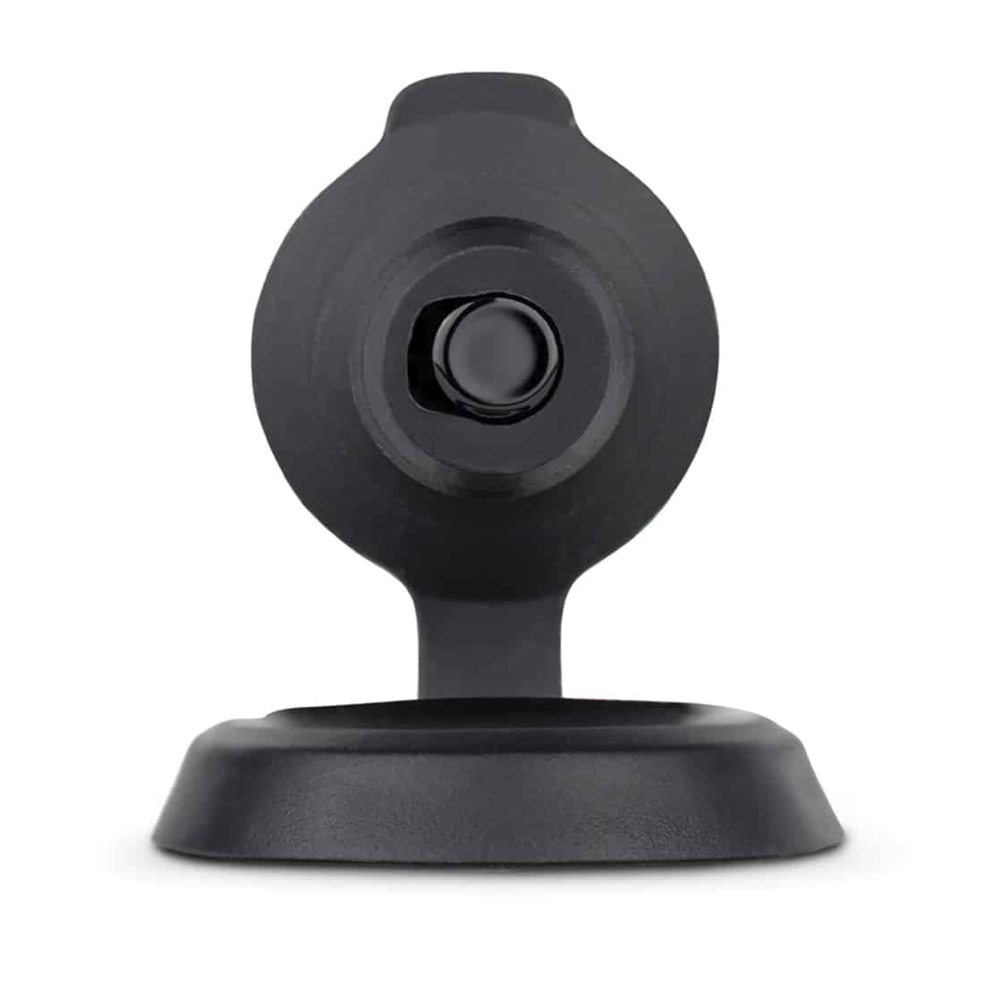 En sort og grå opbevaringspakke med en rektangulær form, forsynet med en lynlås i nedre del. Indholdet omfatter en kompakt enhed med buede linjer, en metaloverflade med en børstet finish, samt en række tilbehør i forskellige størrelser. Indersiden er foret med blødt materiale og har flere rum til opbevaring. En minimalistisk og funktionel konstruktion.