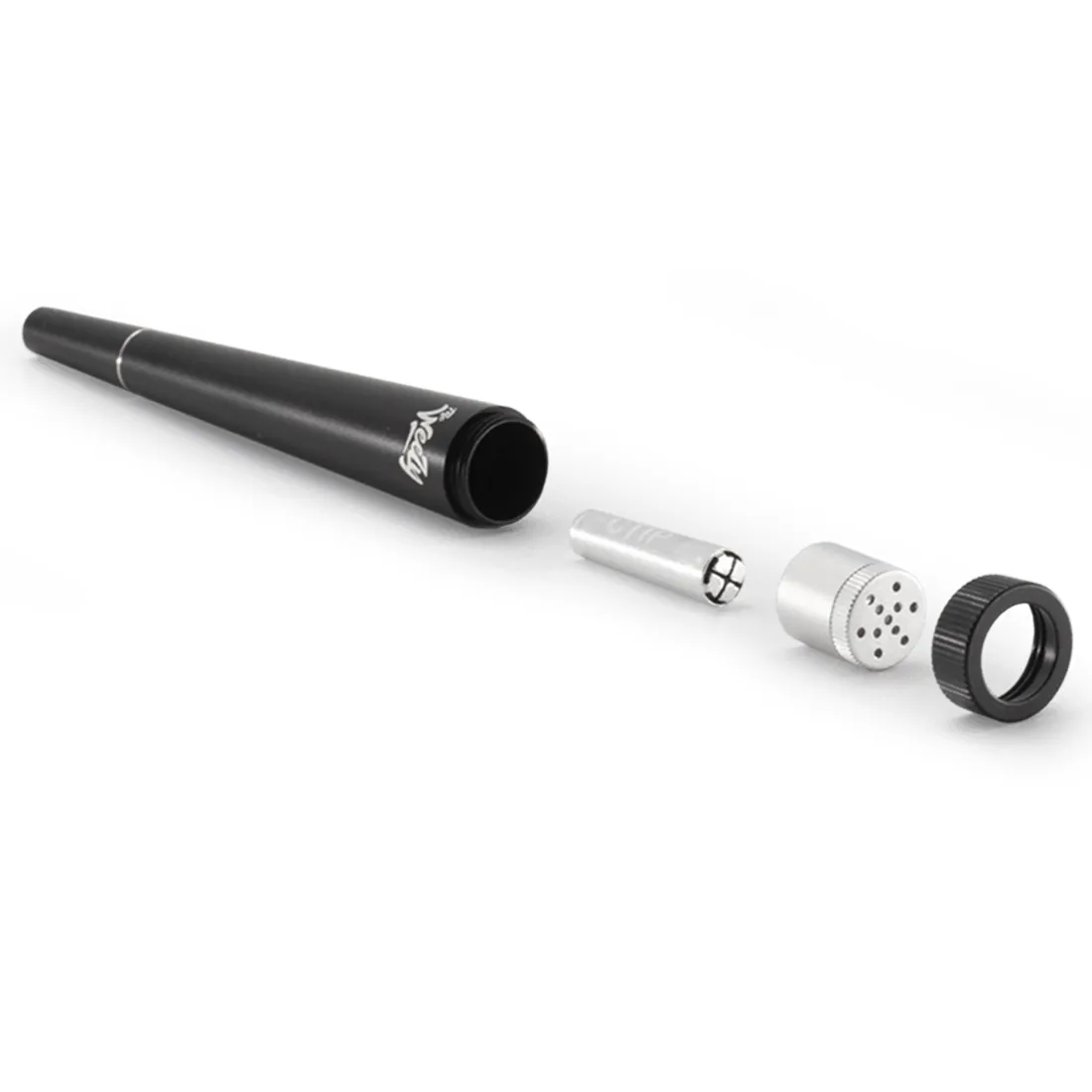 En sort taske med en blød, struktureret overflade prydes af en sølvfarvet lynlås, der strækker sig langs toppen. Tasken har en rummelig indre sektion og to håndtag i samme farve som tasken, der hænger ned fra siderne. Den har en minimalistisk og elegant form, hvilket giver et tidløst udtryk.