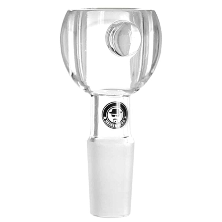 En skål med en glat, rund form præsenterer sig i en dyb orange farve. Overfladen har en blank finish, der reflekterer lys, mens kanten er let buet. Skålen er dekoreret med en sort, stiliseret silhuet af et græskar ansigt med store, trekantede øjne og en smilende mund. Bunden er flad og stabil.