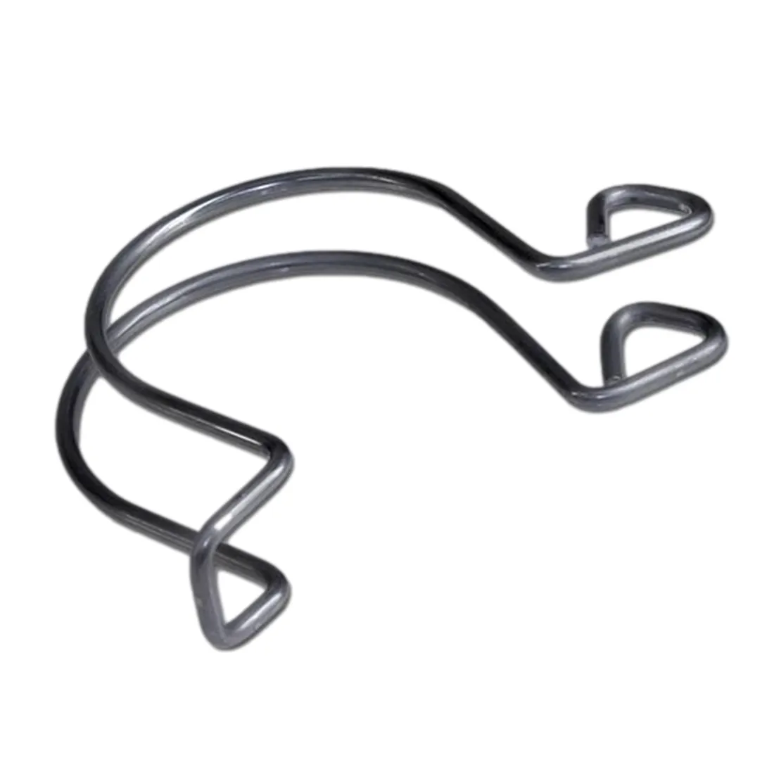 Bongklipsadapteren præsenterer sig i en sort farve med en glat, mat overflade. Den har en cylindrisk form med en bred åbning i den ene ende, som tilsluttes et rør. Den anden ende er udstyret med en klips, der sikrer stabilitet. Klipsens tekstur er let ru, hvilket giver et godt greb. Adapterens samlede design er funktionelt og strømlinet.