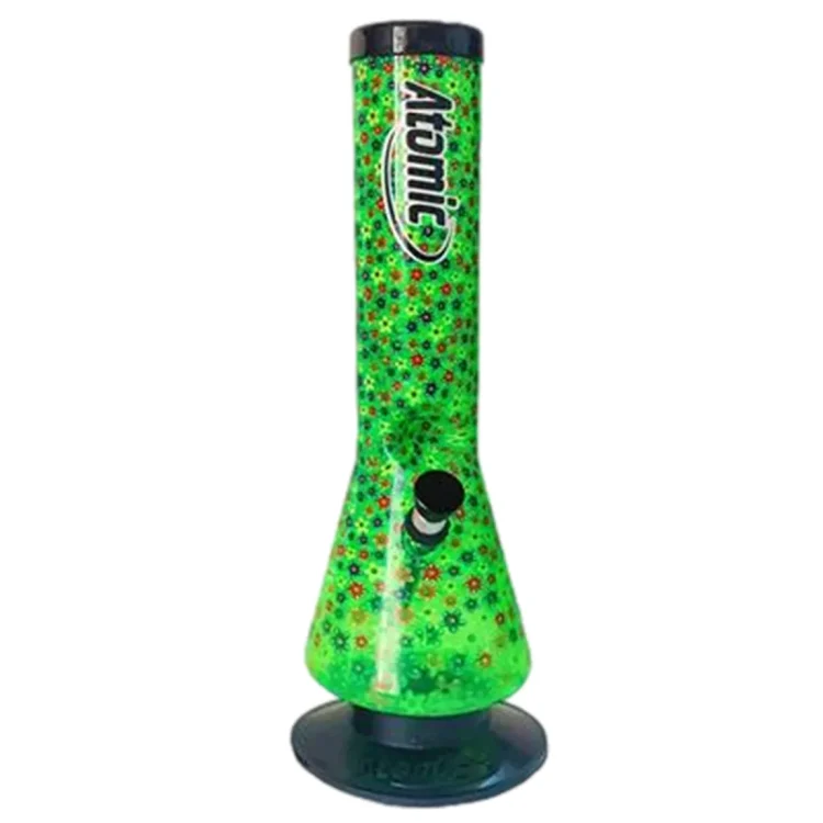 Atomic - Bubble Ice Grøn Akryl Bong 30 cm