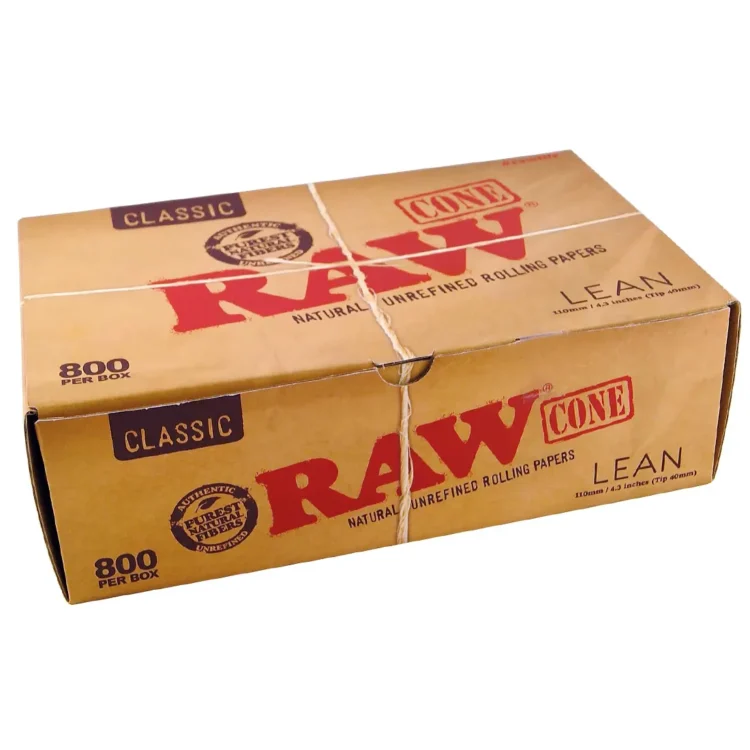 RAW - Lean Size Cones 800 stk