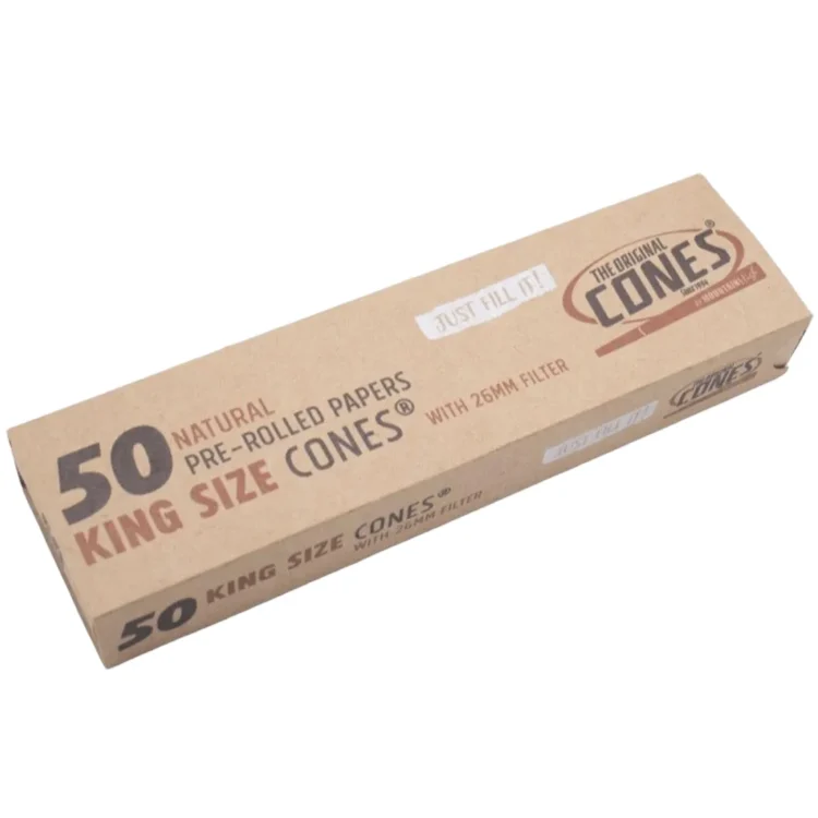 Cones Original - Natural Basic King Size 50 stk