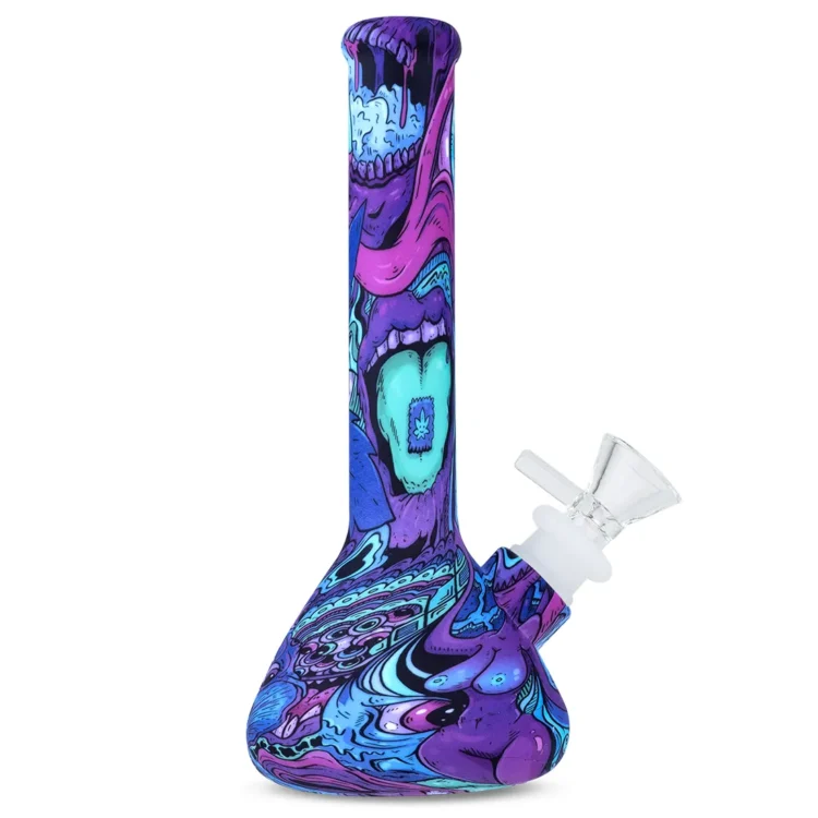 Euphoria - Psychedelic 'Unbreakable, Compact & Stylish' Silicon Bong 19 cm