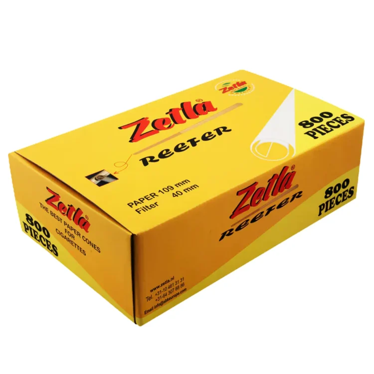 Zetla - Hemp Cones Reefer Size 800 stk