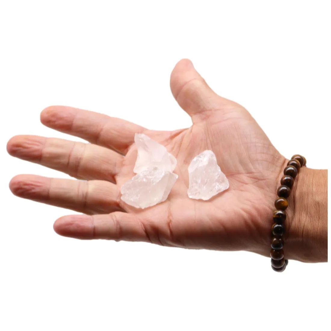 Bjergkrystal Rå Krystaller 100g - Billede 2