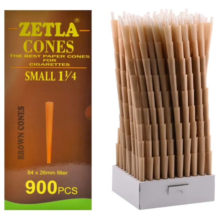 Zetla - Brune Small 1 1/4 Cones 900 stk