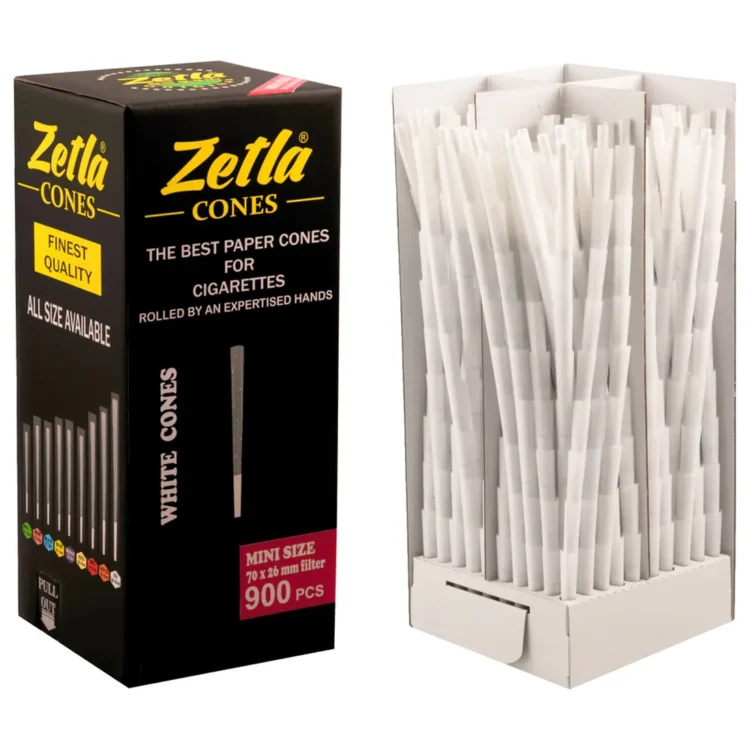 Zetla - Hvide Mini Cones 900 stk