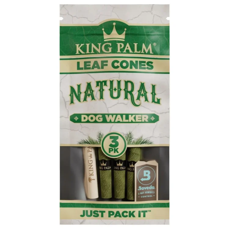King Palm - Natural Dog Walker Size Blunts 3 stk