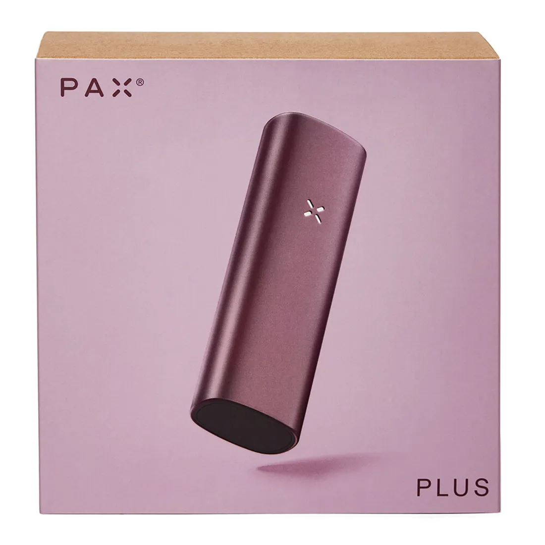 Vaporizerens krop er fremstillet af glat, mørkebrun plastik med en mat overflade. Den har en ergonomisk form med afrundede kanter og en let skrå front. Øverst findes en gennemsigtig beholder til væske, mens en enkelt knap er placeret på siden. En lille LED-indikator lyser op, når enheden er aktiv. Teksturerne er ensartede, og der er ingen synlige samlinger.