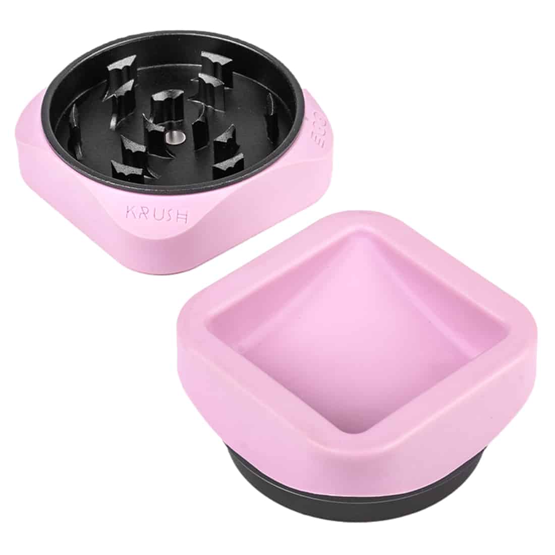 En rund, lyserød skateboardhjul med en diameter på 54 mm præsenterer sig med en glat, skinnende overflade. Hjulet er fremstillet af hård plast og har et centralt, hul axelområde, der muliggør montering på en skateboardaksel. Mønsteret på hjulets overflade er enkelt, hvilket fremhæver den ensartede farve og det minimalistiske design.