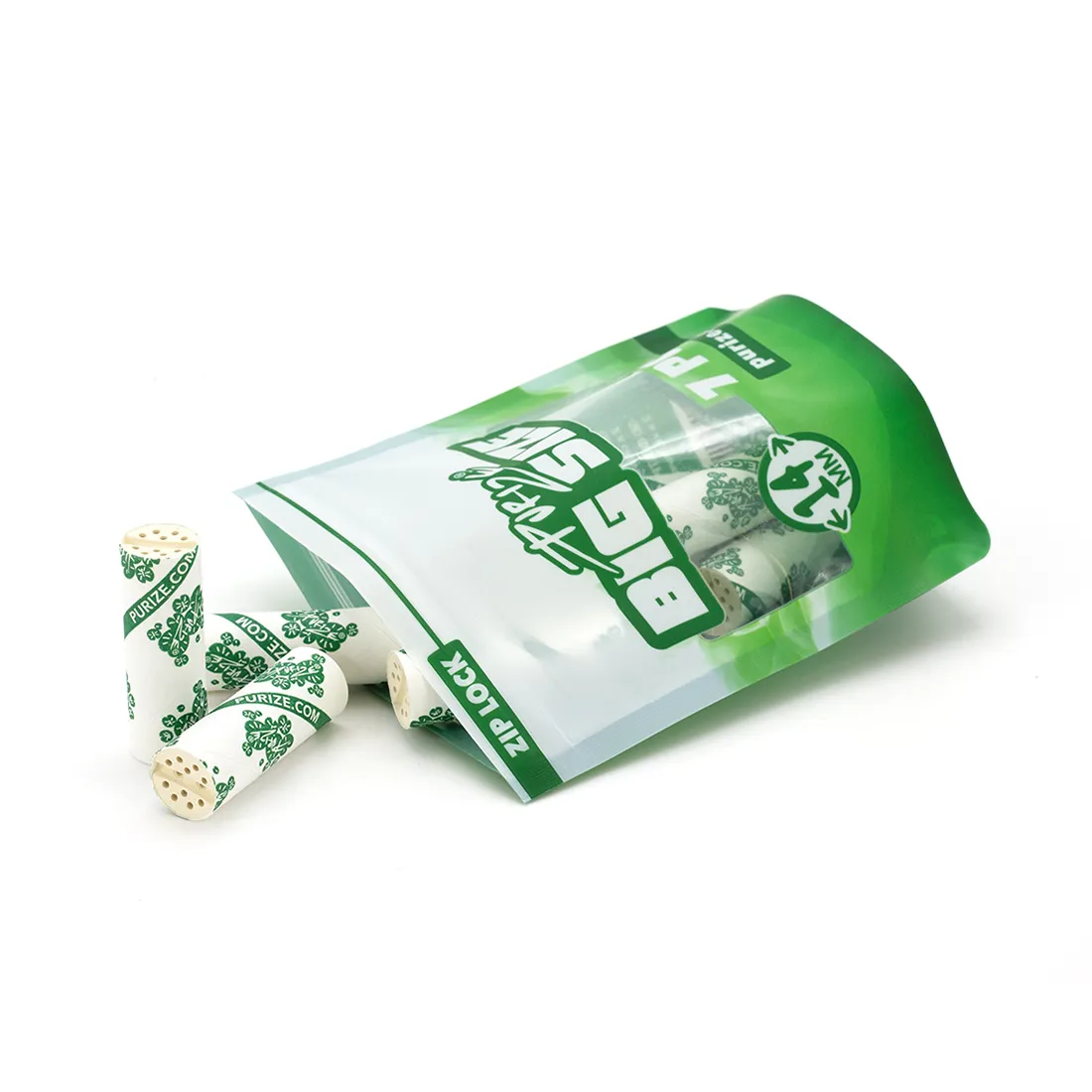 PURIZE® - BIG SIZE (14 mm) Activated Charcoal Filters 7 stk - Billede 4