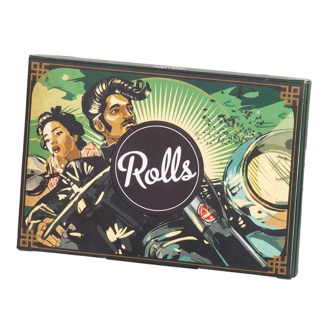 En pakke med 80 stk. smarte filtre, hver med en tykkelse på 6 mm. Filtrene præsenterer en ensartet, lys farve, der ligner hvid eller meget lys grå. De er ensartet formede, rektangulære og placeret i en kompakt, transparent emballage. Teksten på pakken angiver produktinformation og specifikationer i sort og blå skrift.