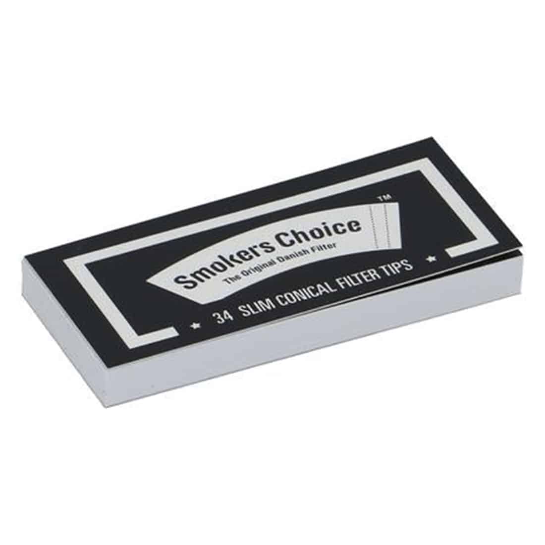 En sort, slank konisk cigaret holder i plast med en glat overflade. Den har en ensartet, mat finish og en spids ende, der gradvist udvider sig mod bunden. Holderens størrelse er kompakt, hvilket gør den nem at håndtere. Der er ingen synlige knapper eller symboler, og den har et minimalistisk design uden ornamentering.