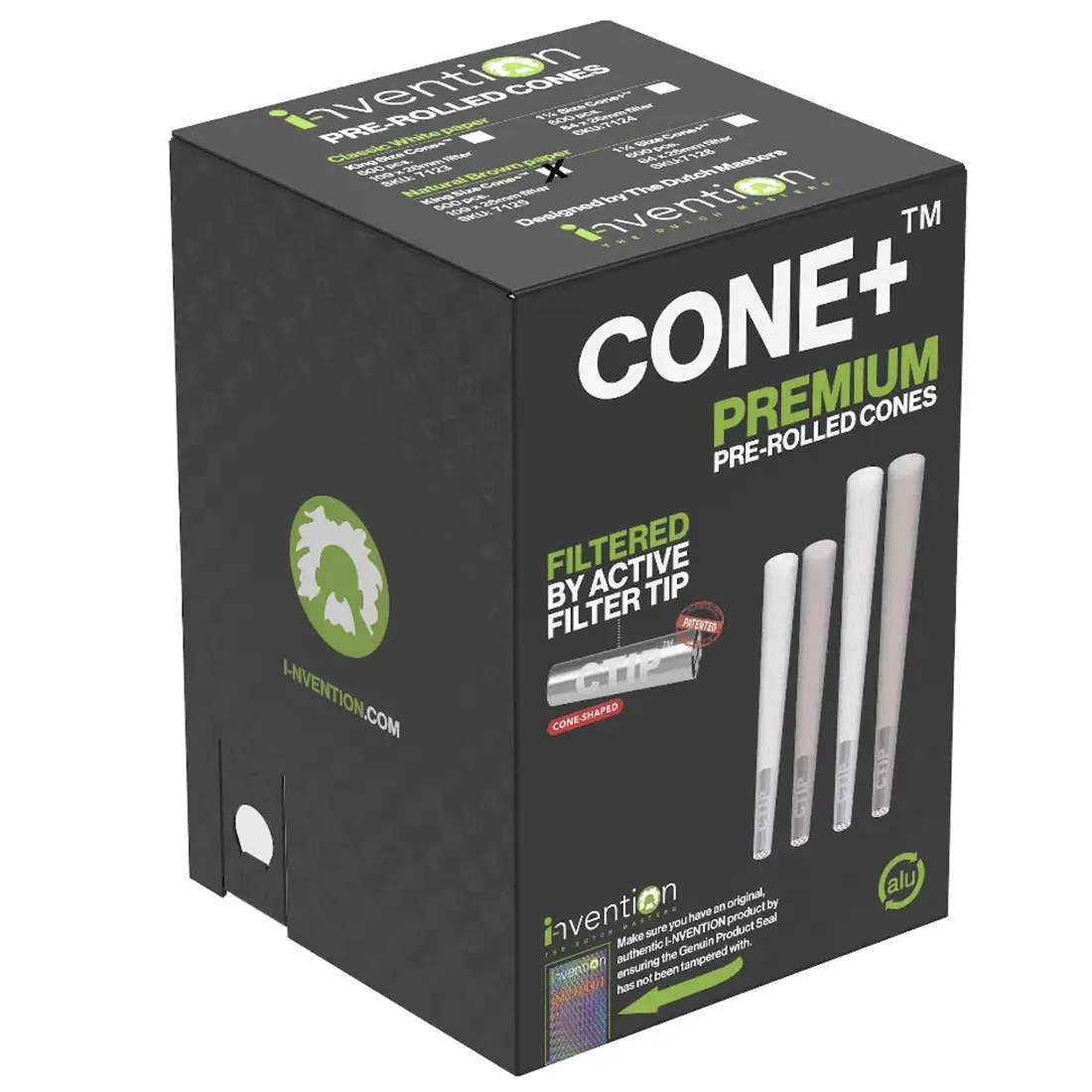 CONE+ - CTIP Natural King Size 500 stk - Billede 2