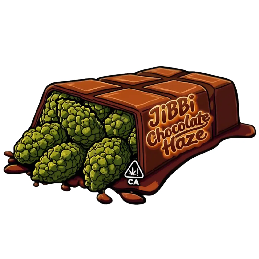 JIBBI - Chocolate Haze Mylar Calibag