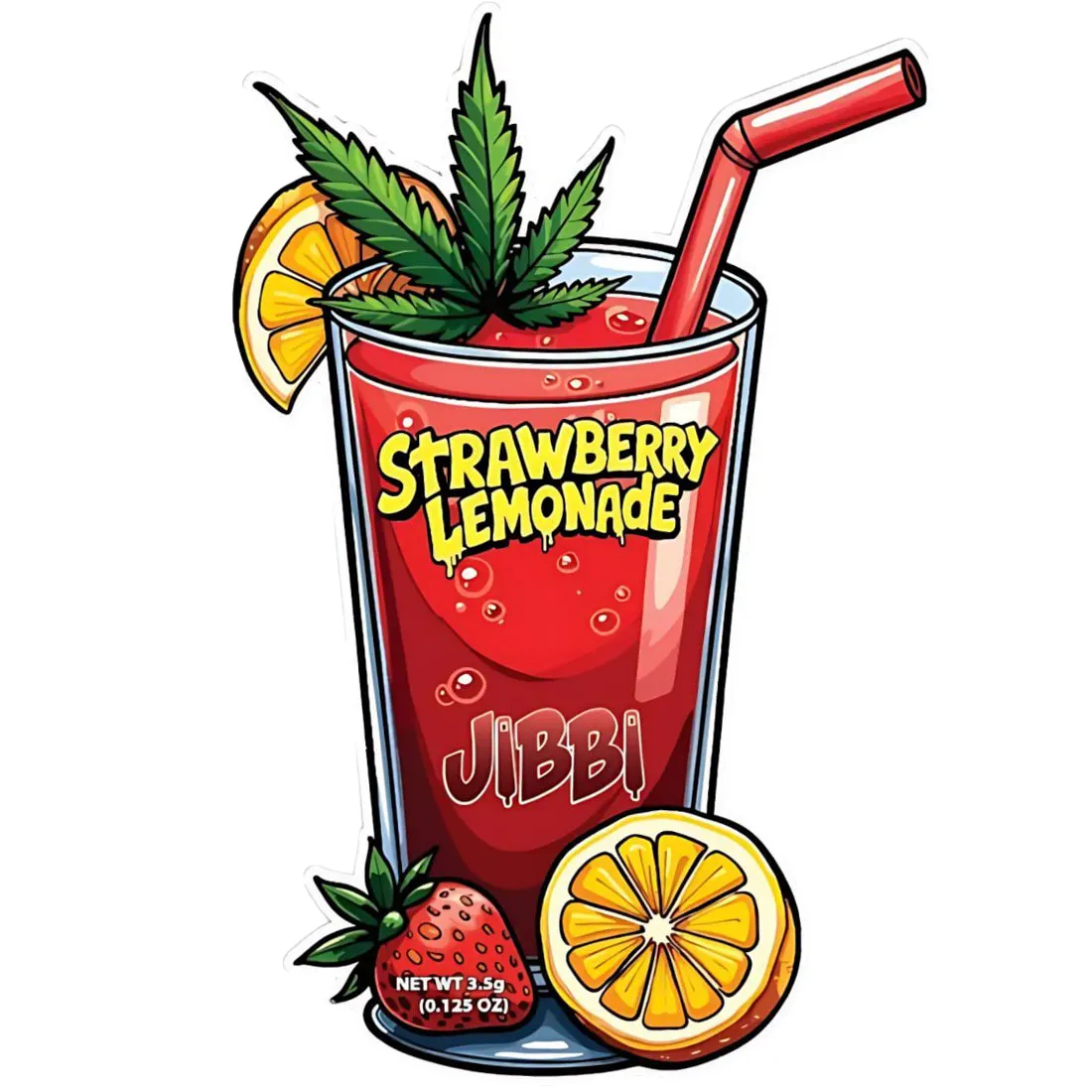 JIBBI - Strawberry Lemonade Mylar Calibag