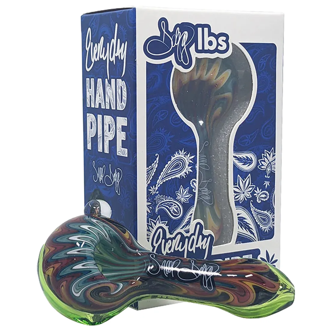 Dogg Lbs - ED Wigwag Spoon Assorted Hand Pipe 89 mm